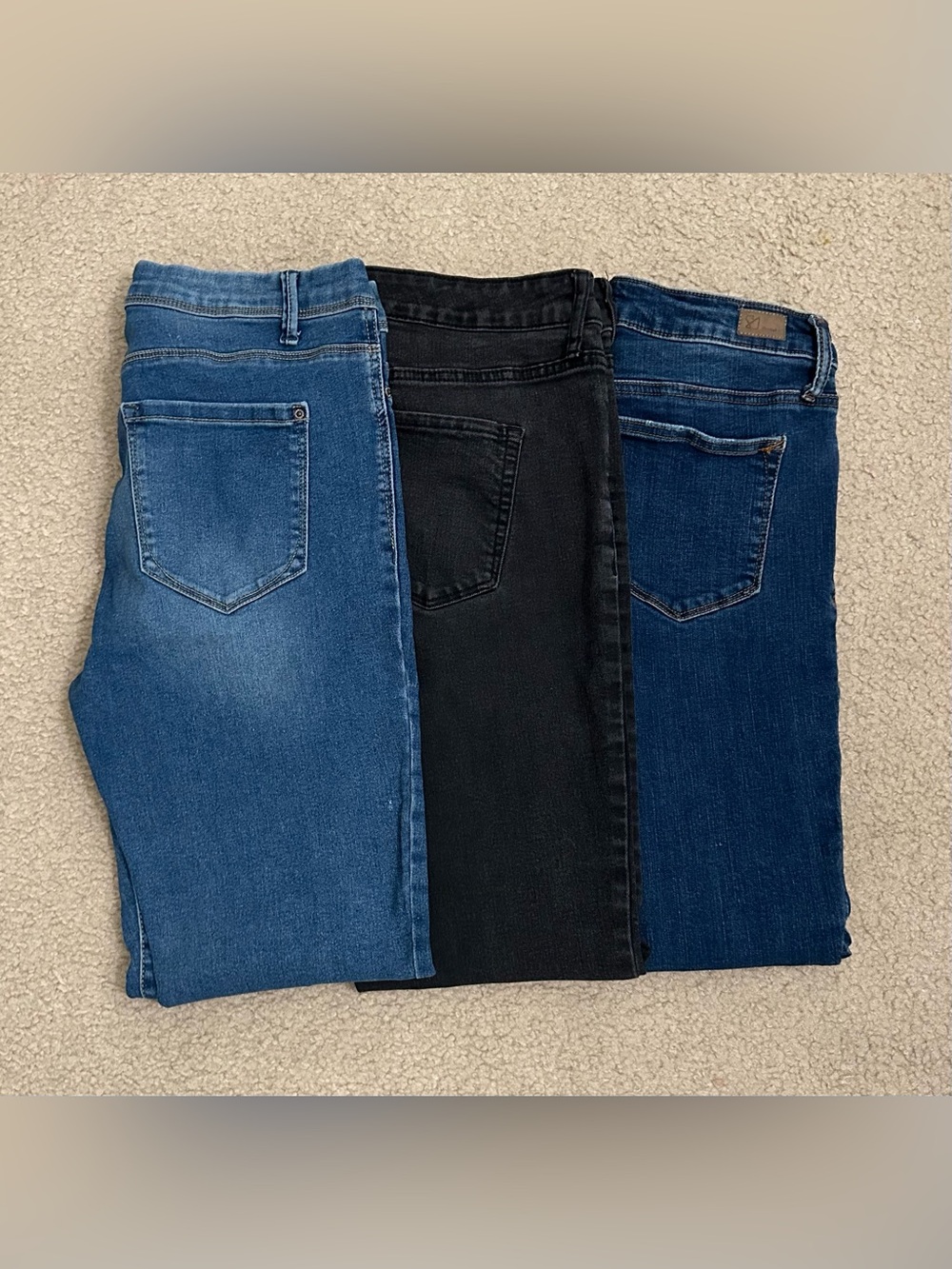Jeans Bundle - Light Blue, Black, Dark Blue
